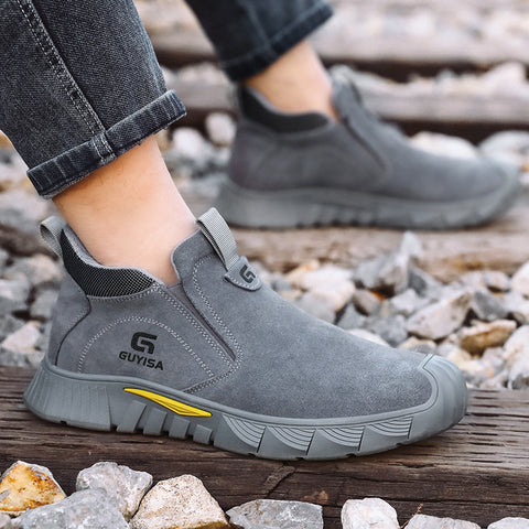 GUYISA welder shoes safety shoe spark-resistant anti-smashing&puncture