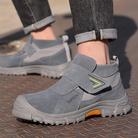 GUYISA welder shoes grey anti-smashing anti-puncture