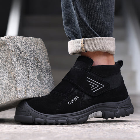 GUYISA welder shoes black spark-resistant anti-smashing&puncture