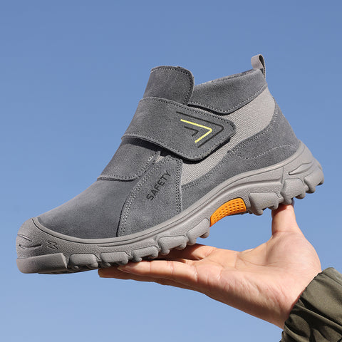 GUYISA welder shoes grey anti-smashing anti-puncture