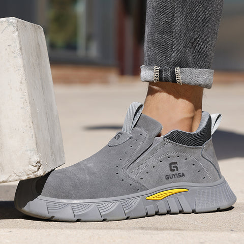GUYISA welder shoes spark-resistant anti-smashing&puncture