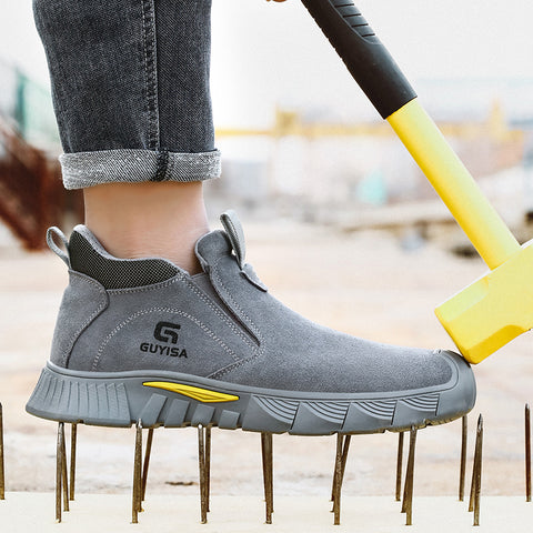 GUYISA welder shoes safety shoe spark-resistant anti-smashing&puncture