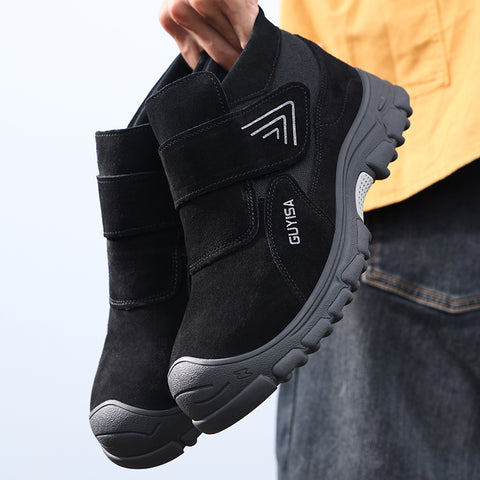 GUYISA welder shoes black spark-resistant anti-smashing&puncture