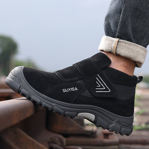 GUYISA welder shoes black spark-resistant anti-smashing&puncture