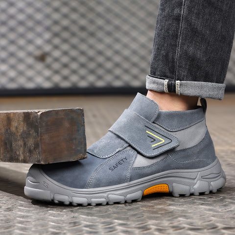 GUYISA welder shoes grey anti-smashing anti-puncture