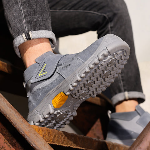 GUYISA welder shoes grey anti-smashing anti-puncture