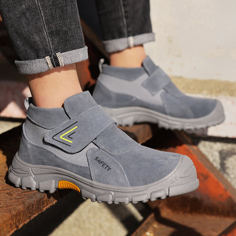 GUYISA welder shoes grey anti-smashing anti-puncture