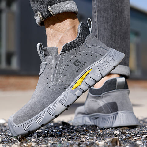 GUYISA welder shoes spark-resistant anti-smashing&puncture