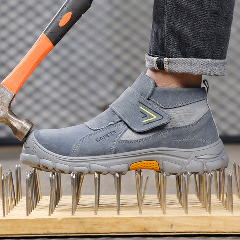 GUYISA welder shoes grey anti-smashing anti-puncture