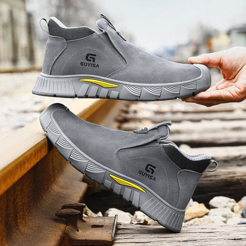 GUYISA welder shoes safety shoe spark-resistant anti-smashing&puncture