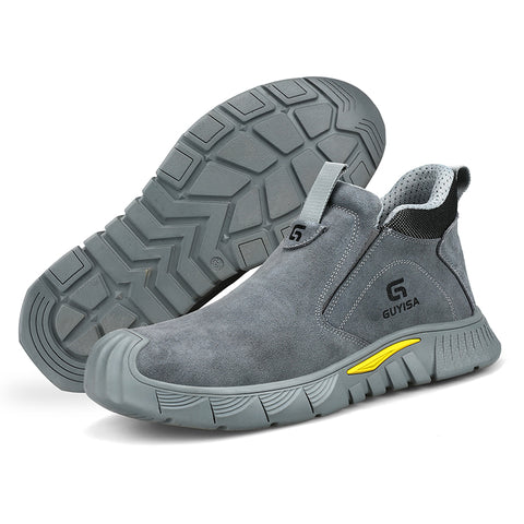 GUYISA welder shoes safety shoe spark-resistant anti-smashing&puncture