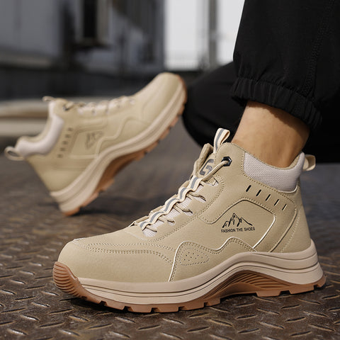 GUYISA safety shoes middle-cut water-repellent anti-smashing&puncture
