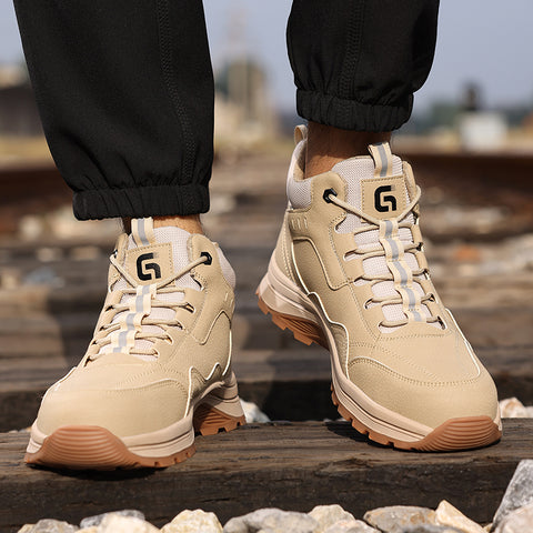 GUYISA safety shoes middle-cut water-repellent anti-smashing&puncture