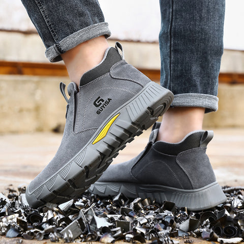 GUYISA welder shoes safety shoe spark-resistant anti-smashing&puncture