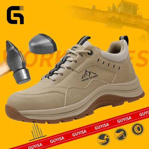 GUYISA safety shoe srubber bottom water-repellent anti-smashing&puncture
