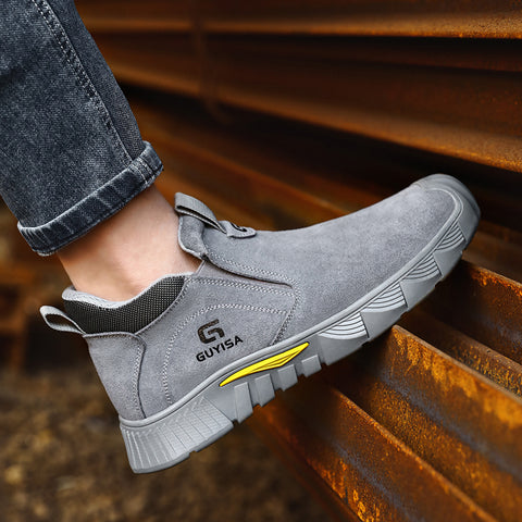 GUYISA welder shoes safety shoe spark-resistant anti-smashing&puncture