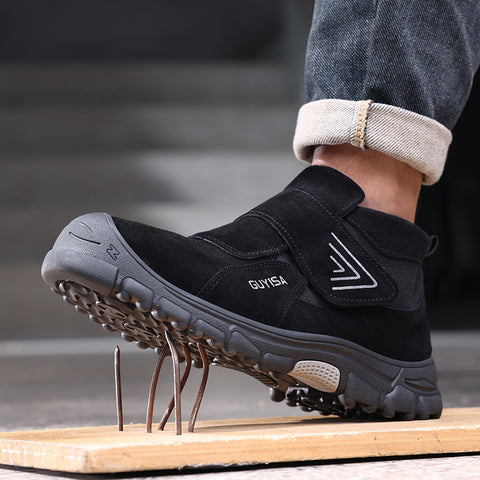 GUYISA welder shoes black spark-resistant anti-smashing&puncture